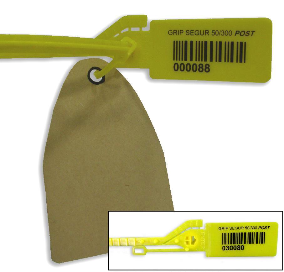 SECURITY SEALS WITH LABEL HOLDER